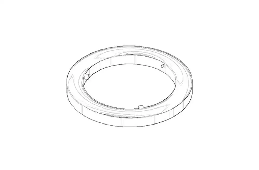 DORNBRACHT Dichtung für Druckverschluss ERSATZTEILE 091403153 D. 59,5 x 6,3 mm, 09140315390 Galeriebild 1